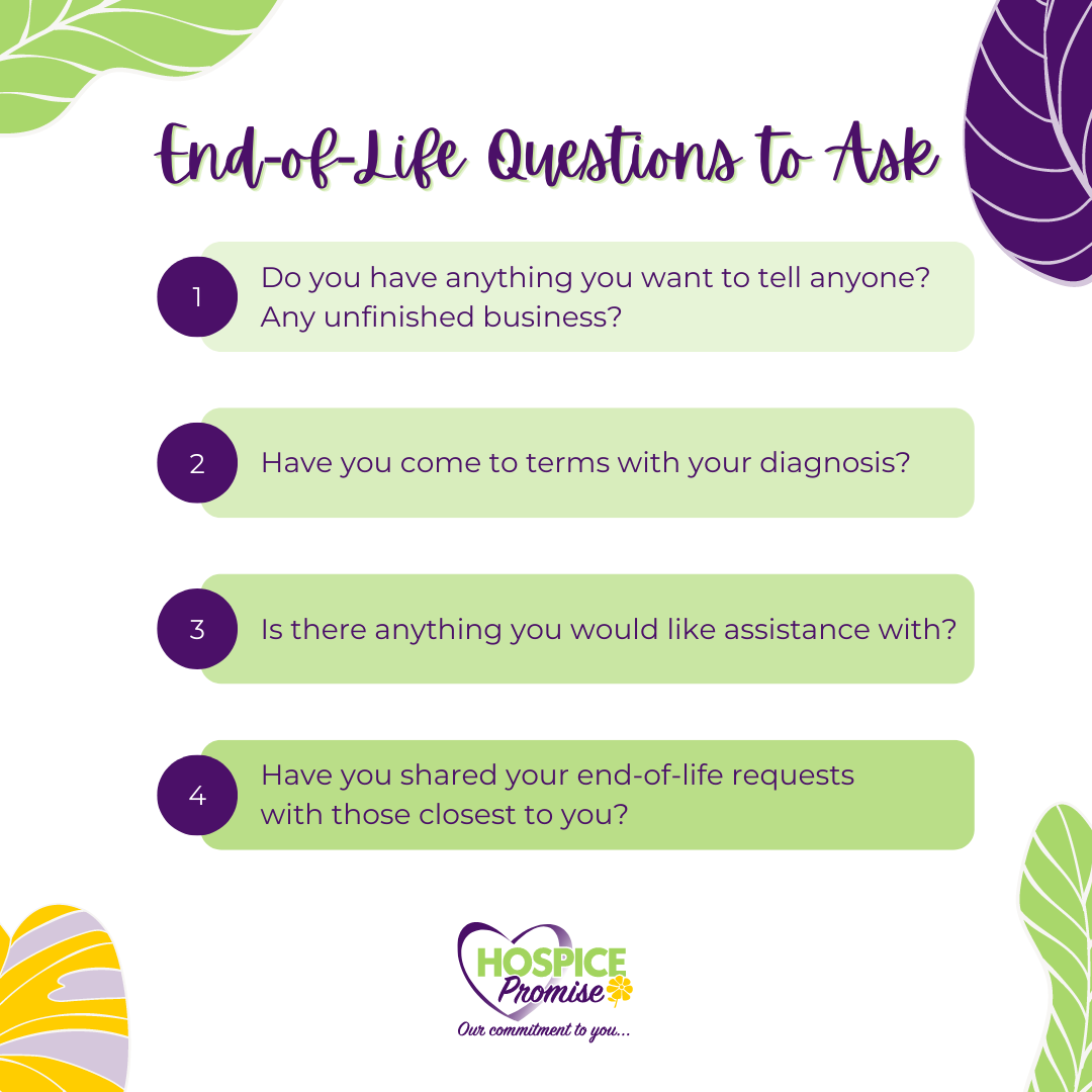 End of Life Questions to Ask Part 2 Hospice Promise