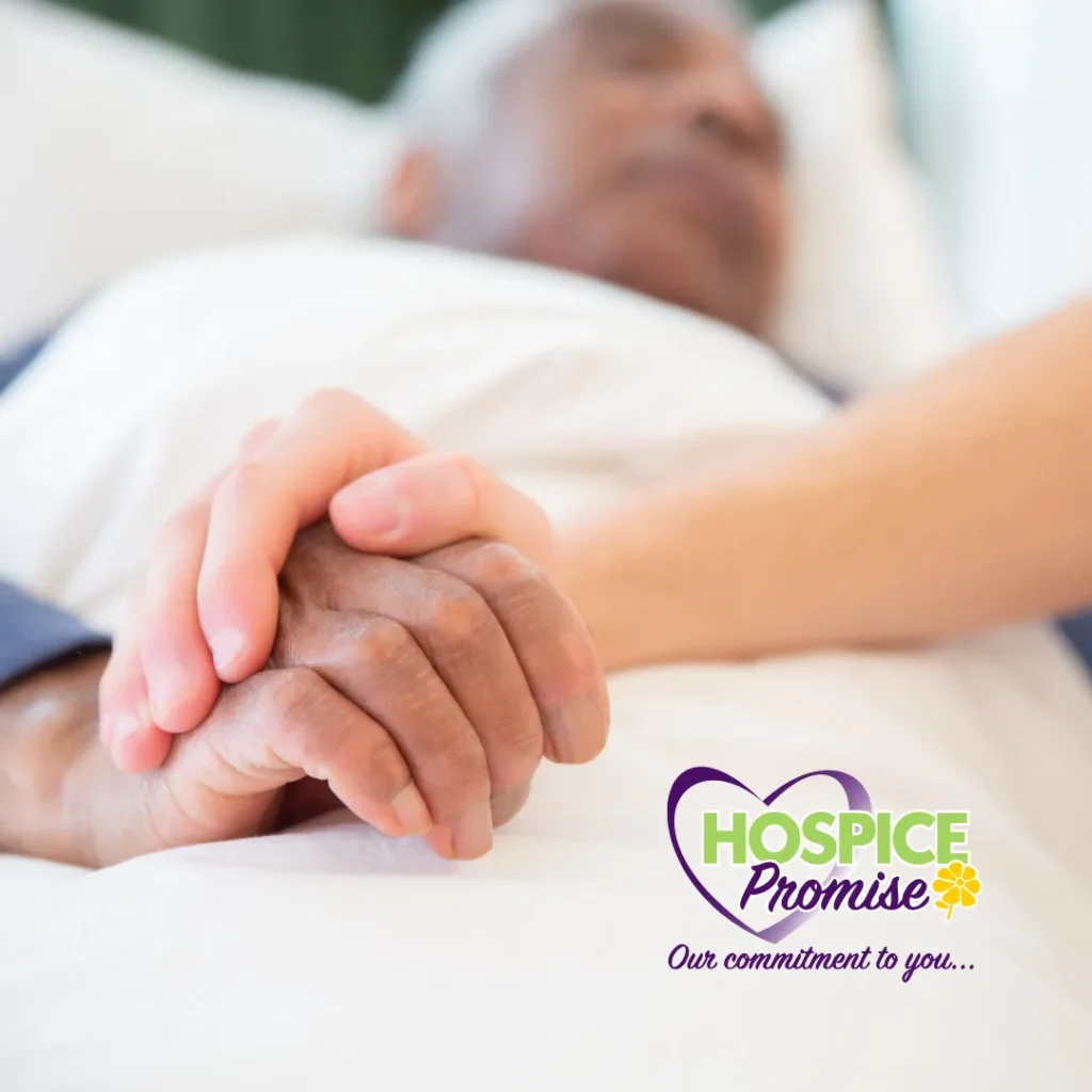 patient being comforted