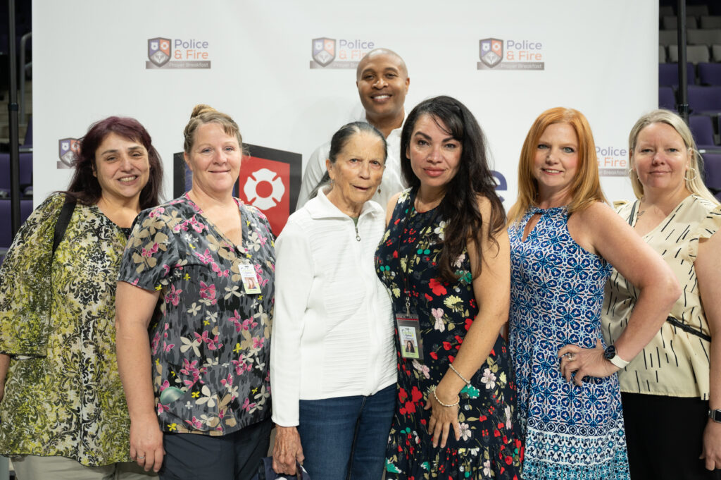 Hospice PromiseTeam at the Police & Fireman's Prayer Breakfast