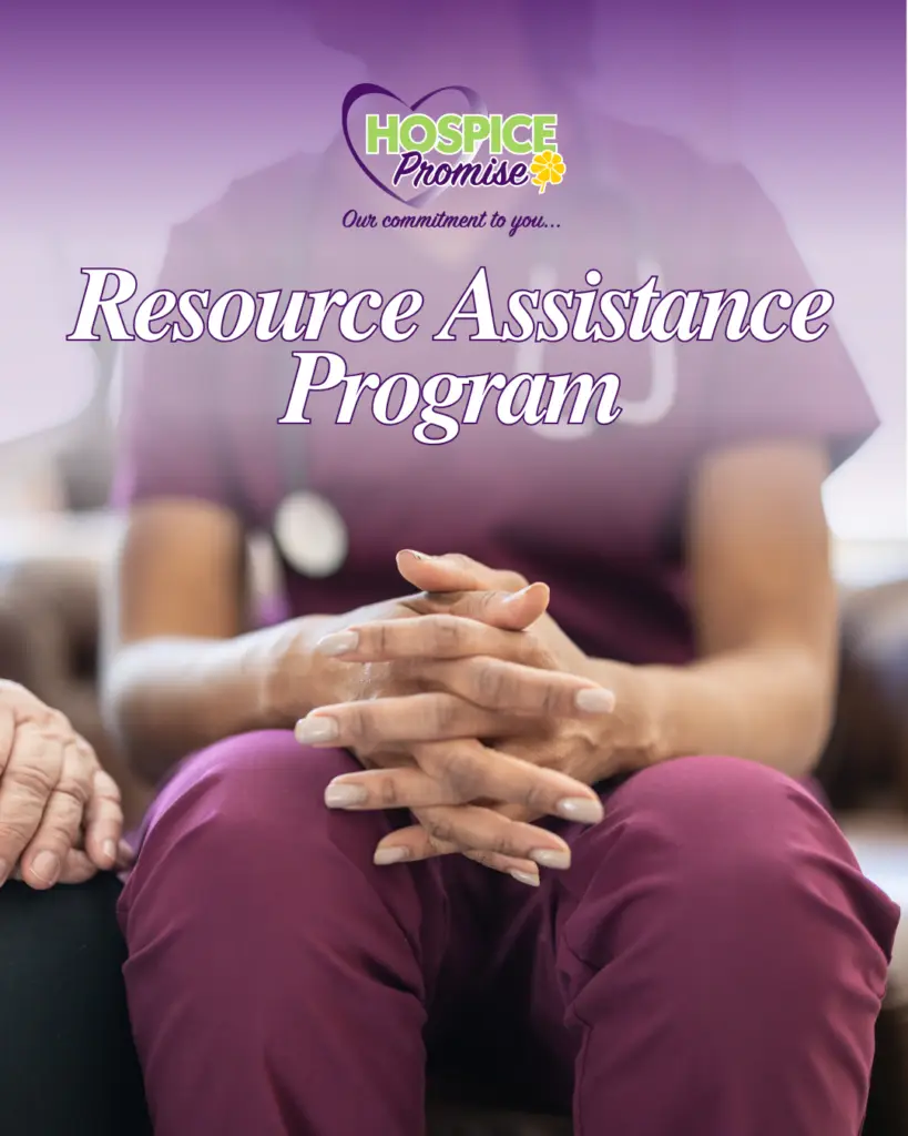 Hospice Promise resource assistance banner